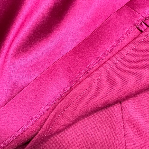 Donna Ricco pink magenta V neck Dress - Picture 7 of 8